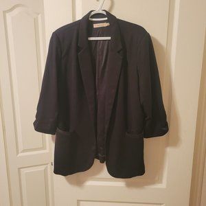Black jersey blazer